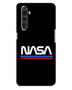 Чехол для Realme X50 Pro с картинкой «NASA — классика Red Blue»