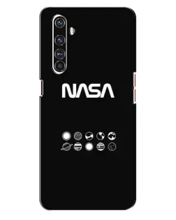 Чехол для Realme X50 Pro с картинкой «NASA — технический принт»