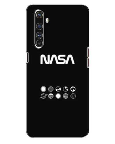 Чехол для Realme X50 Pro с картинкой «NASA — технический принт»