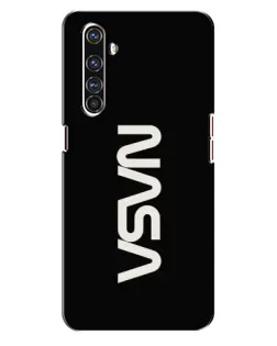 Чехол для Realme X50 Pro с картинкой «NASA — вертикальный логотип»