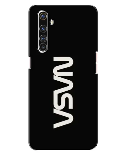 Чехол для Realme X50 Pro с картинкой «NASA — вертикальный логотип»