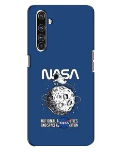 Чехол для Realme X50 Pro с картинкой «NASA — лунная миссия»