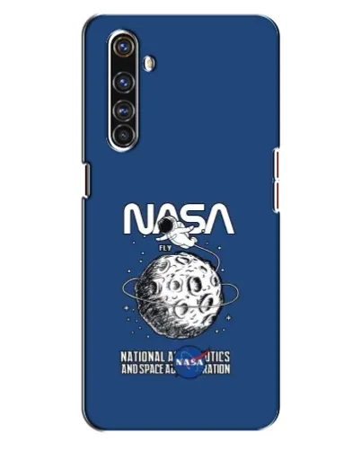 Чехол для Realme X50 Pro с картинкой «NASA — лунная миссия»