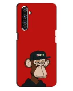 Чехол для Realme X50 Pro с картинкой «Bored Ape — красный фон» Чехол для Realme X50 Pro с картинкой «Bored Ape — красный фон»