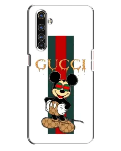 Чехол для Realme X50 Pro с картинкой «Микки Маус Gucci — полосы» Чехол для Realme X50 Pro с картинкой «Микки Маус Gucci — полосы»