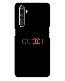 Чехол для Realme X50 Pro с картинкой «Gucci — красный градиент»