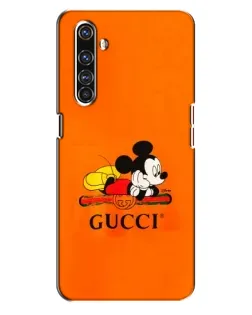 Чохол для Realme X50 Pro з картинкою «Міккі Маус Gucci — помаранч»