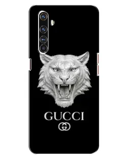 Чохол для Realme X50 Pro з картинкою «Gucci — срібний лев»