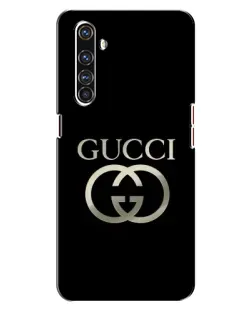 Чохол для Realme X50 Pro з картинкою «Gucci — золото на чорному»