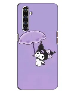 Чехол для Realme X50 Pro с картинкой «Kuromi с зонтиком»