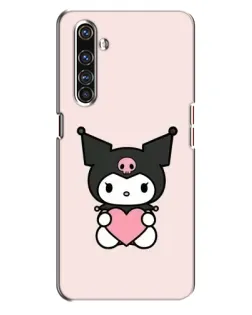 Чехол для Realme X50 Pro с картинкой «Kuromi и сердце»