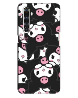 Чехол для Realme X50 Pro с картинкой «Паттерн голов Куроми»