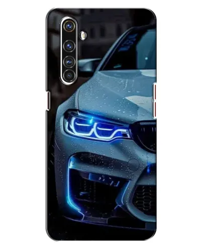 Чехол для Realme X50 Pro с картинкой «Взгляд BMW с синими фарами» Чехол для Realme X50 Pro с картинкой «Взгляд BMW с синими фарами»