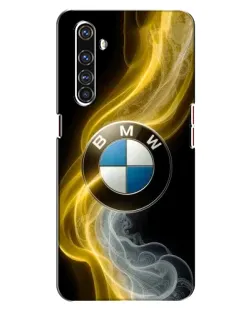 Чехол для Realme X50 Pro с картинкой «Золотистый дым BMW»