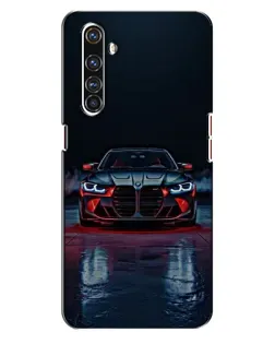 Чехол для Realme X50 Pro с картинкой «BMW на мокрой дороге»