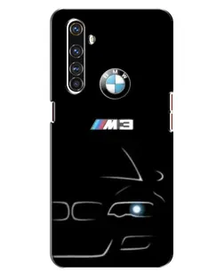 Чехол для Realme X50 Pro с картинкой «Минималистичный принт BMW M3»