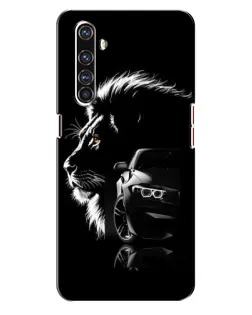 Чехол для Realme X50 Pro с картинкой «BMW и лев»