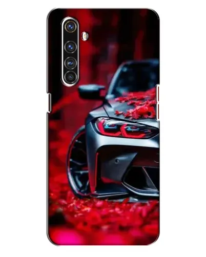 Чехол для Realme X50 Pro с картинкой «Спортивная BMW и цветы» Чехол для Realme X50 Pro с картинкой «Спортивная BMW и цветы»