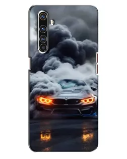 Чехол для Realme X50 Pro с картинкой «BMW в дыму»