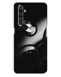 Чехол для Realme X50 Pro с картинкой «Эмблема BMW — макро»