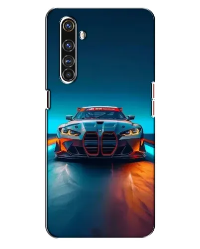 Чехол для Realme X50 Pro с картинкой «BMW — огни неона» Чехол для Realme X50 Pro с картинкой «BMW — огни неона»