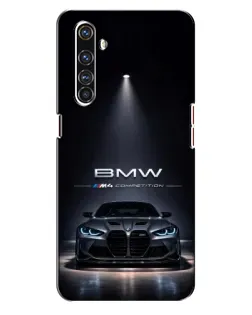 Чехол для Realme X50 Pro с картинкой «BMW сквозь ночной город»