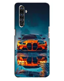 Чехол для Realme X50 Pro с картинкой «BMW — золотая эмблема»