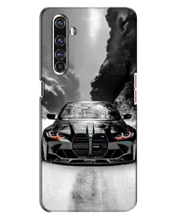 Чехол для Realme X50 Pro с картинкой «BMW — акварельный дрифт»