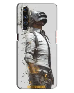 Чехол для Realme X50 Pro с картинкой «PUBG — боец в пыли»