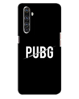 Чехол для Realme X50 Pro с картинкой «PUBG — белый логотип»