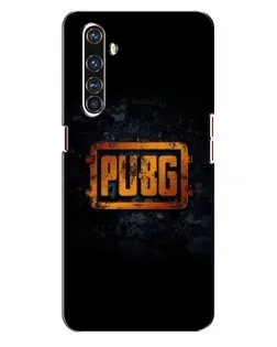 Чехол для Realme X50 Pro с картинкой «PUBG — золотой логотип»