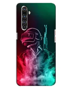 Чехол для Realme X50 Pro с картинкой «PUBG — огненный воин»