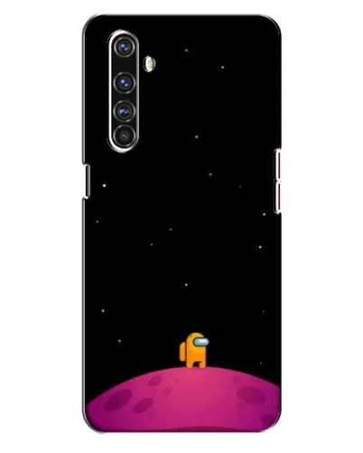 Чехол для Realme X50 Pro с картинкой «Одинокий герой на планете»
