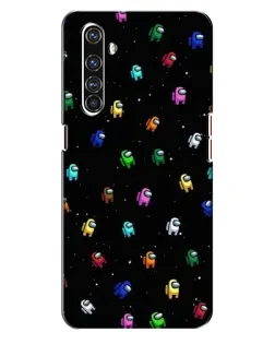 Чехол для Realme X50 Pro с картинкой «Экипаж Among Us»