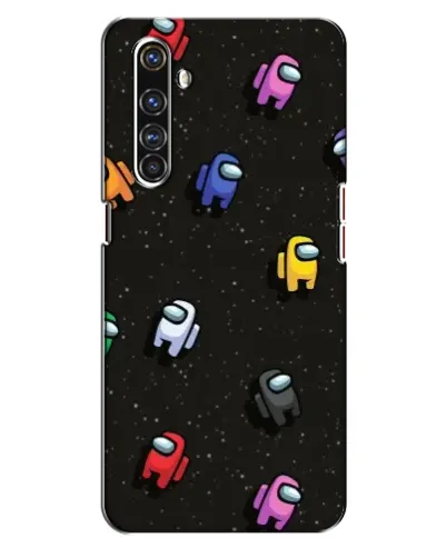 Чехол для Realme X50 Pro с картинкой «Космический паттерн Among Us»