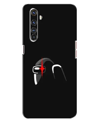 Чехол для Realme X50 Pro с картинкой «Among Us шлем»