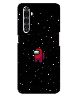 Чехол для Realme X50 Pro с картинкой «Красный Among Us»