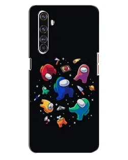 Чехол для Realme X50 Pro с картинкой «Among Us космос»