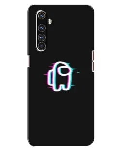 Чехол для Realme X50 Pro с картинкой «Among Us неон»