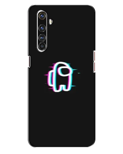 Чехол для Realme X50 Pro с картинкой «Among Us неон»
