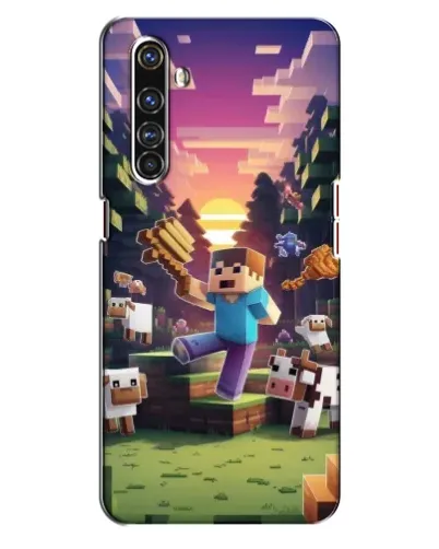 Чехол для Realme X50 Pro с картинкой «Стив на ферме» Чехол для Realme X50 Pro с картинкой «Стив на ферме»