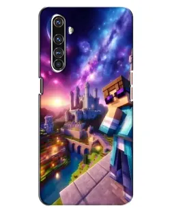 Чехол для Realme X50 Pro с картинкой «Стив и космос» Чехол для Realme X50 Pro с картинкой «Стив и космос»