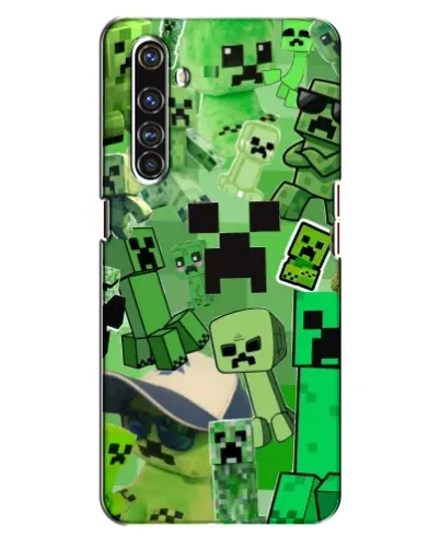 Чехол для Realme X50 Pro с картинкой «Криперы Minecraft» Чехол для Realme X50 Pro с картинкой «Криперы Minecraft»