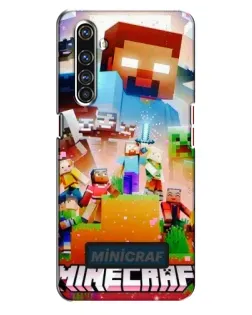 Чехол для Realme X50 Pro с картинкой «Minecraft герои игры» Чехол для Realme X50 Pro с картинкой «Minecraft герои игры»
