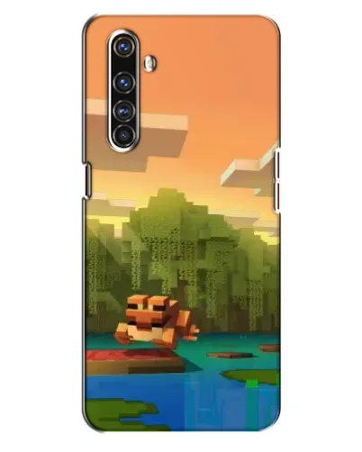 Чехол для Realme X50 Pro с картинкой «Майнкрафт закат солнца» Чехол для Realme X50 Pro с картинкой «Майнкрафт закат солнца»