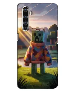 Чехол для Realme X50 Pro с картинкой «Крипер в свитере» Чехол для Realme X50 Pro с картинкой «Крипер в свитере»