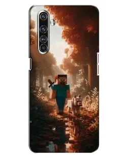 Чехол для Realme X50 Pro с картинкой «Стив в лесу» Чехол для Realme X50 Pro с картинкой «Стив в лесу»