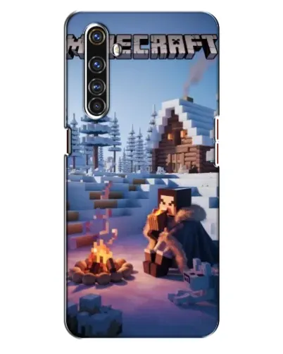 Чехол для Realme X50 Pro с картинкой «Зимний Minecraft» Чехол для Realme X50 Pro с картинкой «Зимний Minecraft»