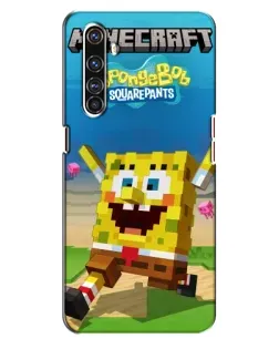 Чехол для Realme X50 Pro с картинкой «Губка Боб Minecraft» Чехол для Realme X50 Pro с картинкой «Губка Боб Minecraft»