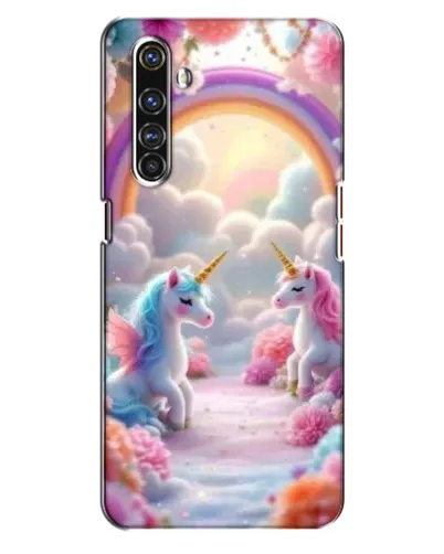 Чехол для Realme X50 Pro с картинкой «Радуга и единороги» Чехол для Realme X50 Pro с картинкой «Радуга и единороги»